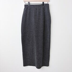 Vintage Worthington Knits Pencil Skirt M Tweed Dark Academia Minimalist Classic